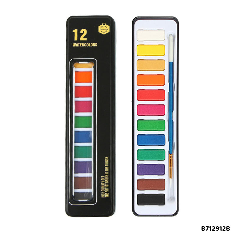 Keep Smiling Watercolour Cake Pan 12 Colour