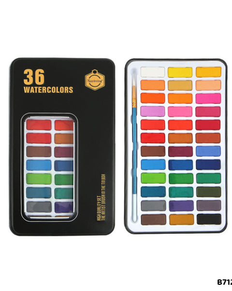 Keep Smiling Watercolour Cake Pan 36 Shades