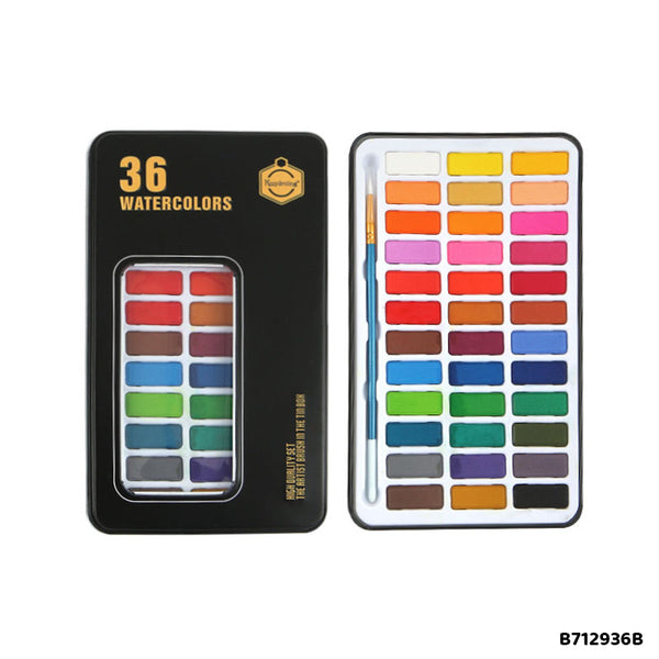 Keep Smiling Watercolour Cake Pan 36 Shades