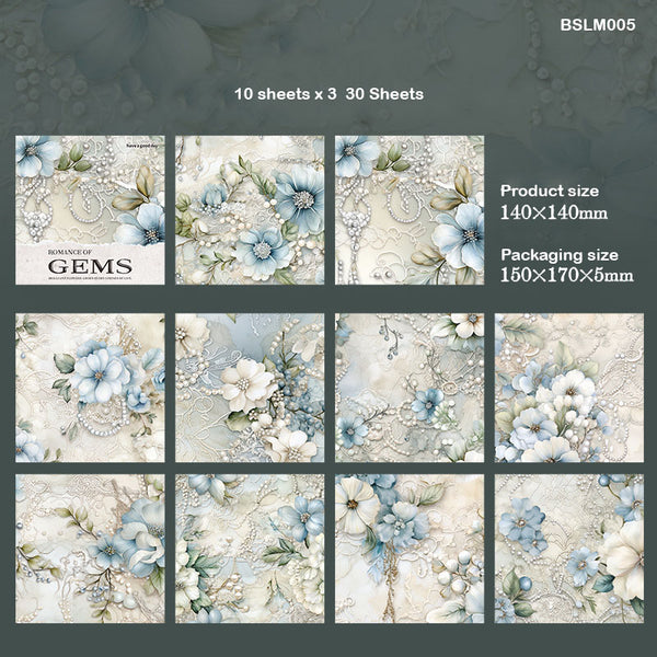 Gems Paper 140x140mm 30pc