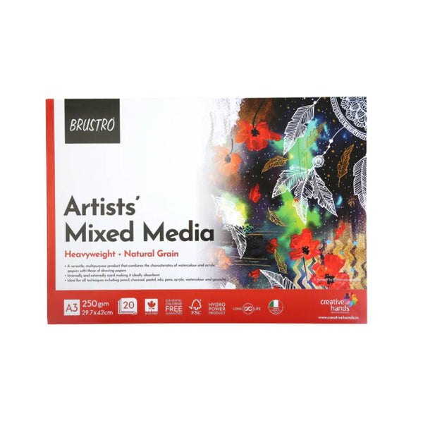 Brustro Sketch Book Pad A3, 250GSM, 20 Sheets