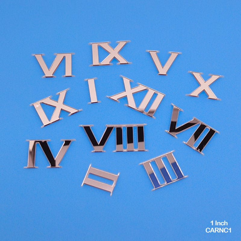 Clock Acrylic Roman Letters Copper 1inch