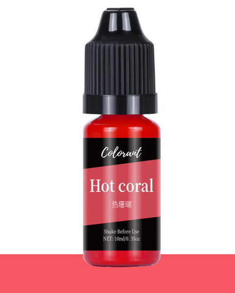 Colourant Hot Coral 10ml for Resin Art