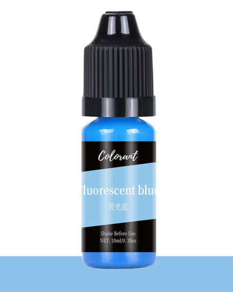 Colourant Fluorescent Blue 10ml for Resin Art