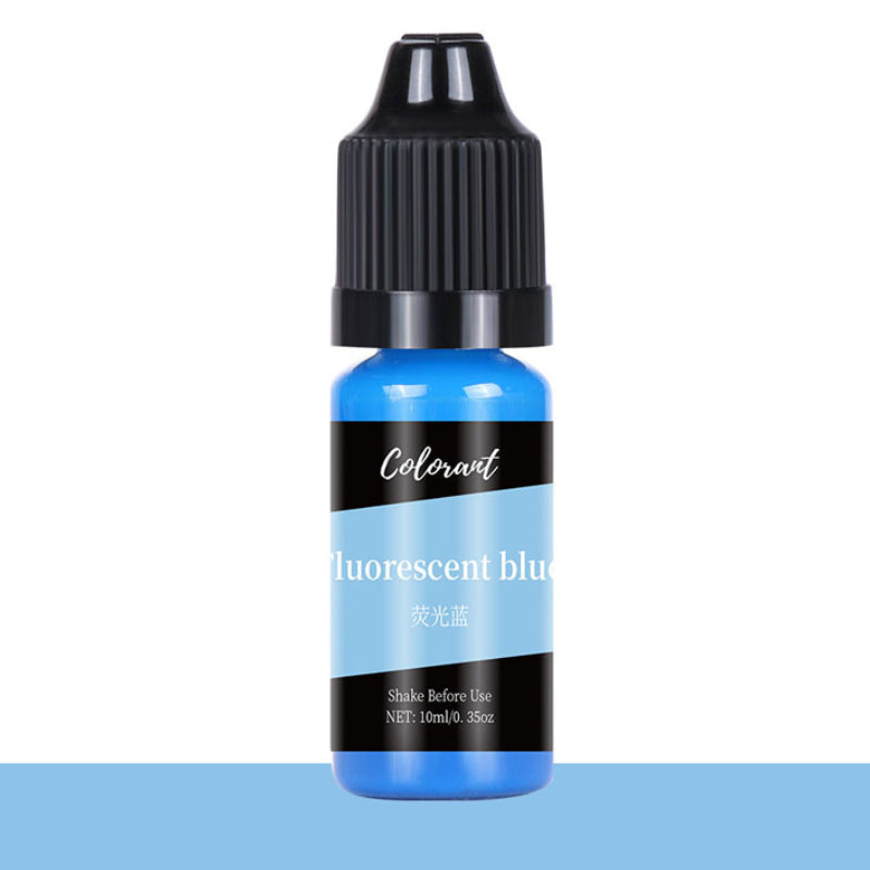 Colourant Fluorescent Blue 10ml for Resin Art