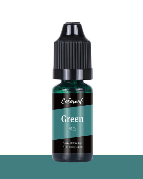 Colourant Green Bottle 10ml for Resin Art