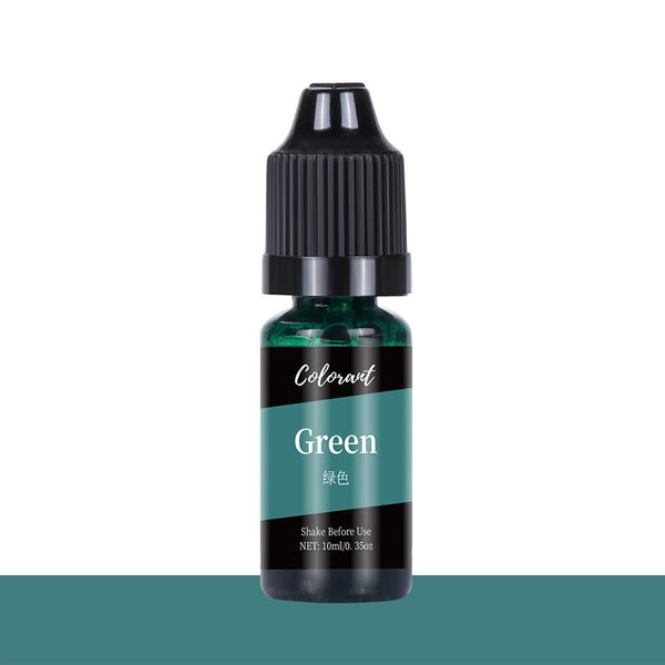 Colourant Green Bottle 10ml for Resin Art