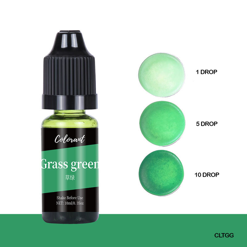 Colourant Grass Green 10ml for Resin Art