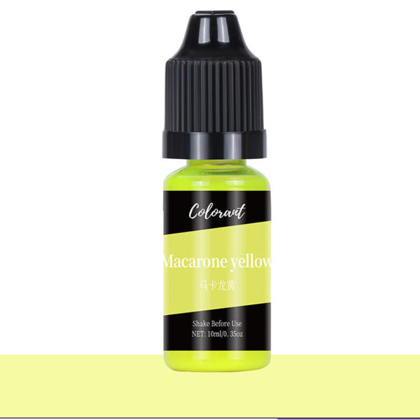 Colourant Macarone Yellow 10ml for Resin Art