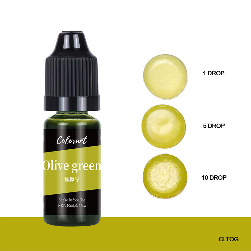 Colourant Olive Green 10ml for Resin Art