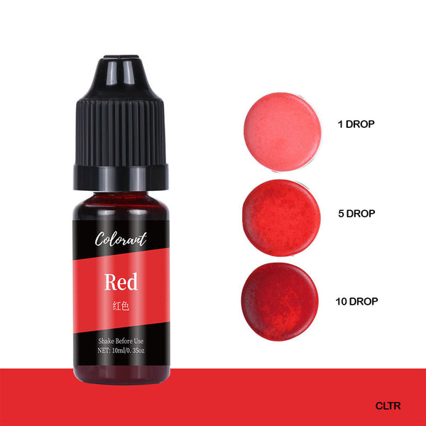 Colourant Red 10ml for Resin Art