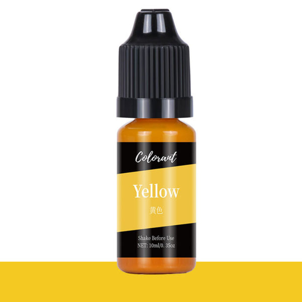 Colourant Yellow 10ml for Resin Art