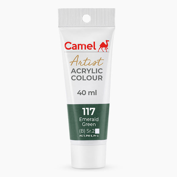 Camel Artist Acrylic Colour Emerald Green Sr2 40ml