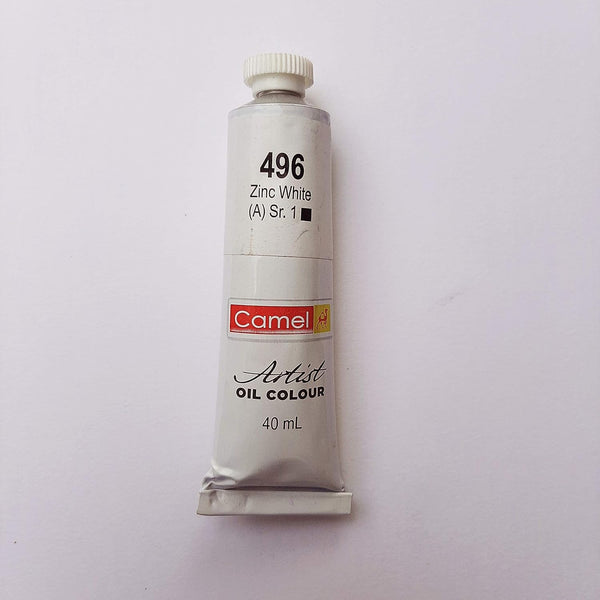 Camel Artist Oil Colour Zinc White 40ml