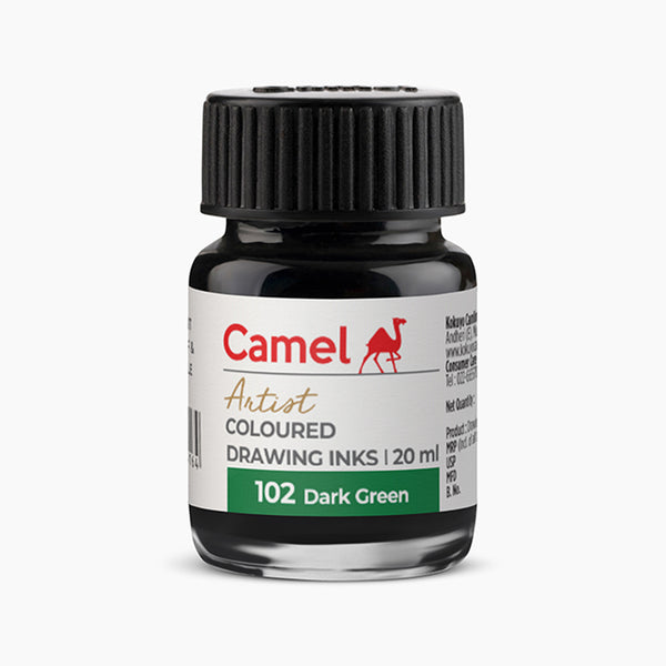 Camel Drawing Ink Dark Green 20ml