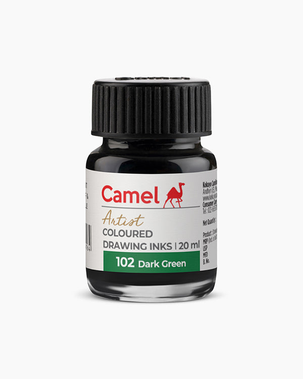 Camel Drawing Ink Dark Green 20ml