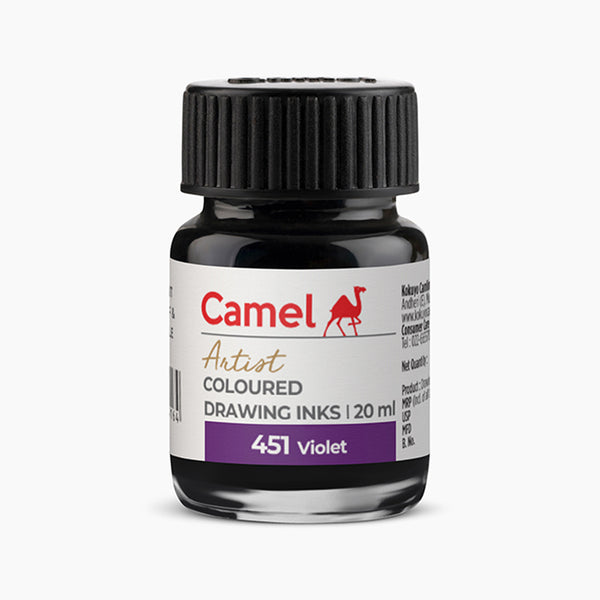 Camel Drawing Ink Violet 20ml