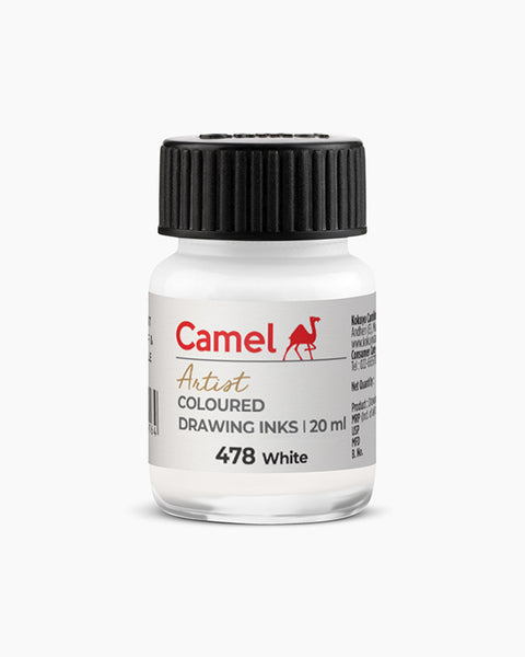 Camel Drawing Ink White 20ml