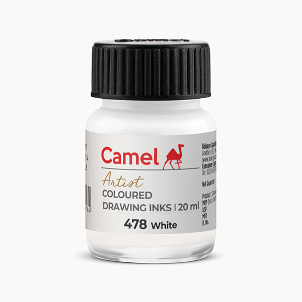 Camel Drawing Ink White 20ml