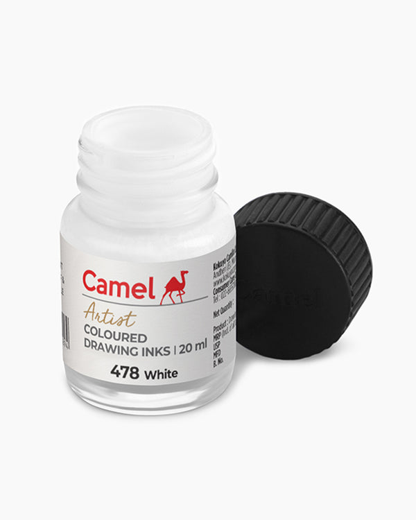 Camel Drawing Ink White 20ml