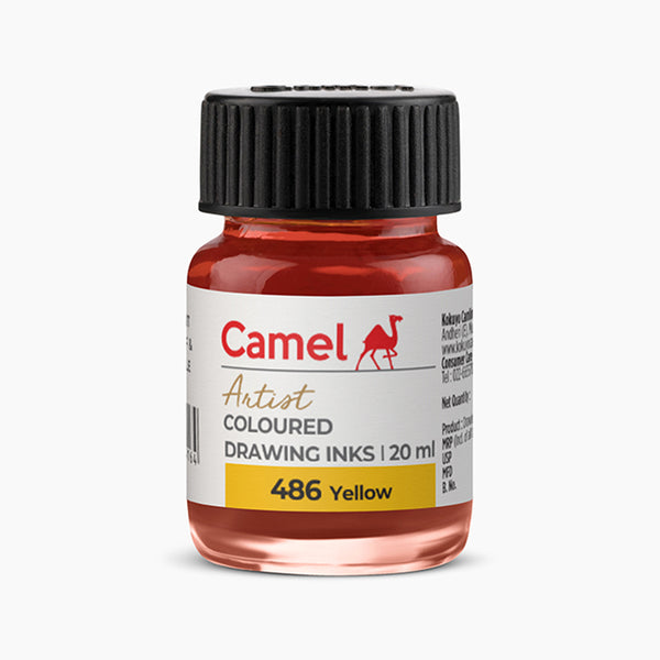 Camel Drawing Ink Yellow 20ml