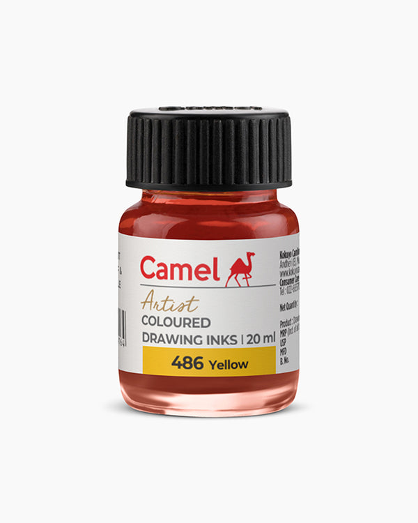 Camel Drawing Ink Yellow 20ml