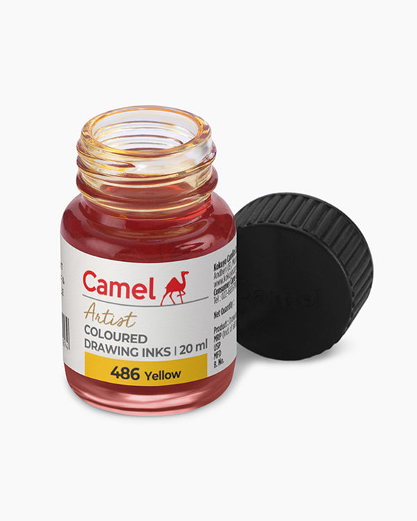 Camel Drawing Ink Yellow 20ml