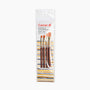 Camel Sr67, Flat brush set of 4 Short Handle