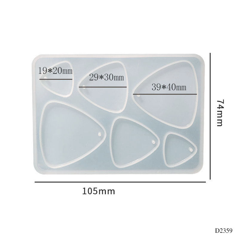 Silicon Mould Triangle Shapes 4 inches