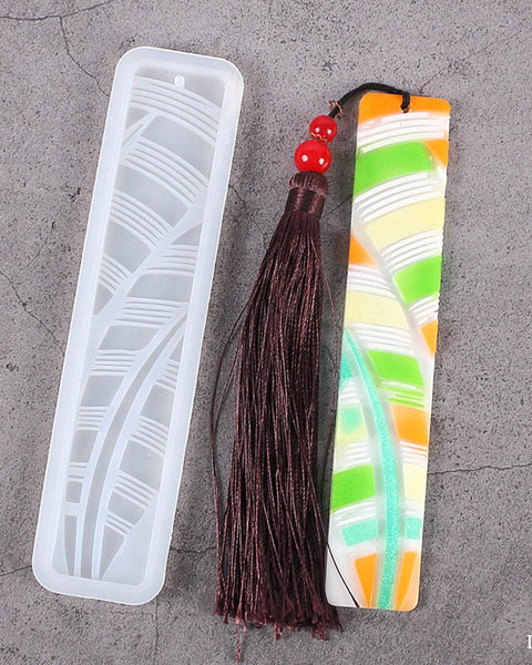Silicon Bookmark Mould Abstract Design-2