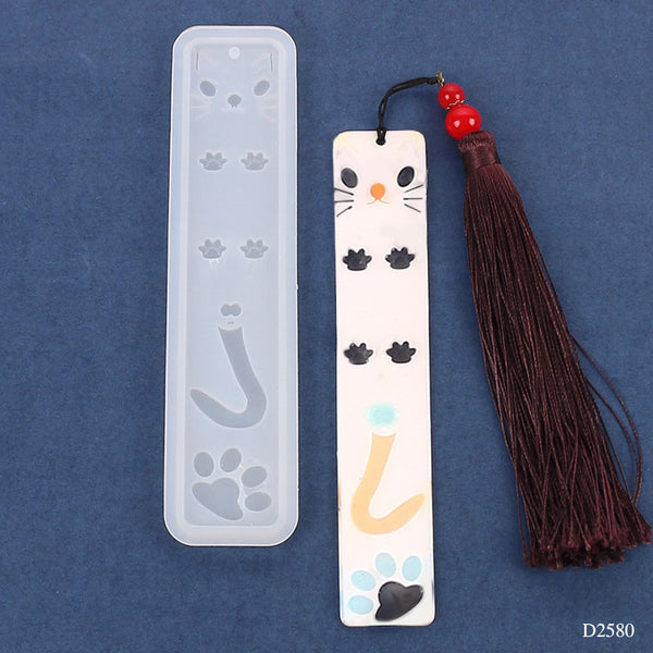 Silicon Bookmark Mould Cat Theme