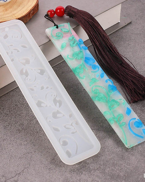 Silicon Bookmark Mould Abstract design - 1