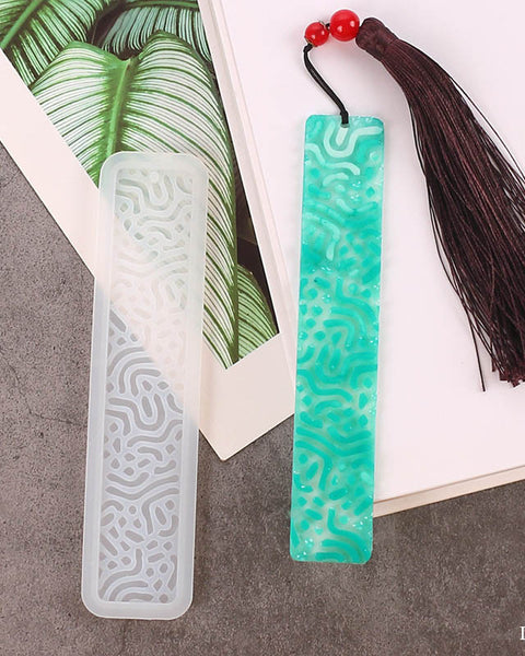 Silicon Bookmark Mould Abstract Design-3