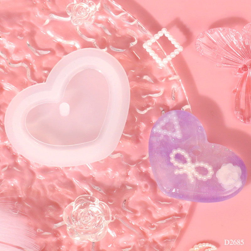 Silicon Mould heart shape 4x5 cm