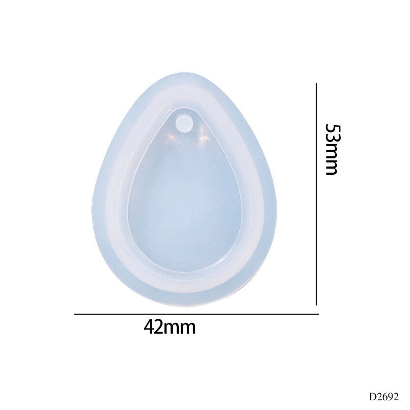 Silicon Keychain/pedant  tilak mould 4x5 cm