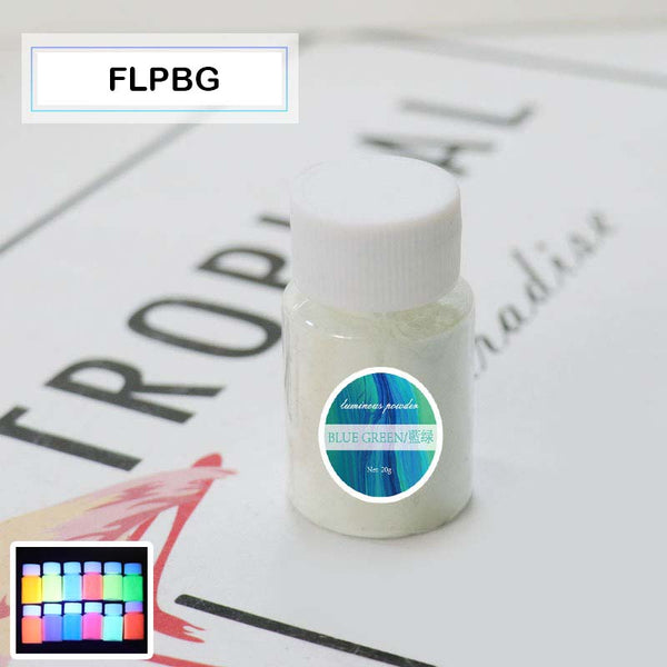 Flour Glow Powder 20g BlueGreen