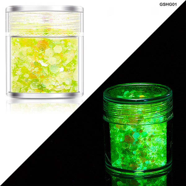 Shimmer Glitter Crystals Lemon Yellow for Resin Art