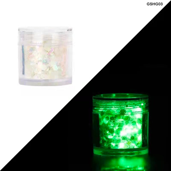 Shimmer Glitter Crystals Glow Magic White for Resin Art