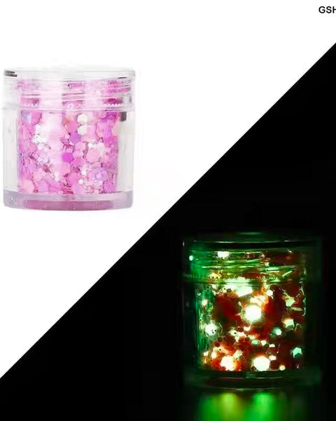 Shimmer Crystals Glow Rose Powder for Resin Art