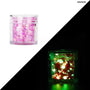 Shimmer Crystals Glow Rose Powder for Resin Art