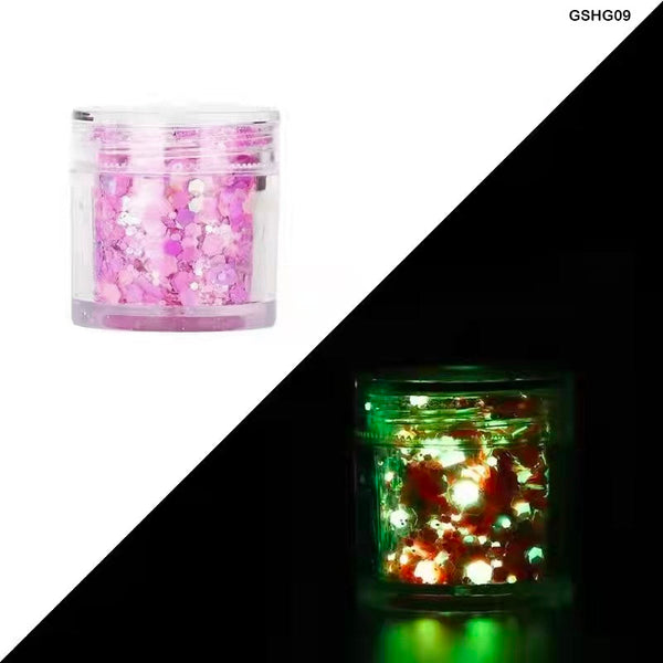 Shimmer Crystals Glow Rose Powder for Resin Art