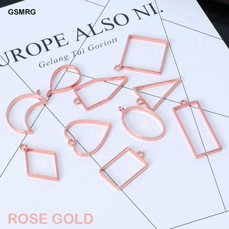 GSMRG Bezels MixShapes RoseGold 10pc
