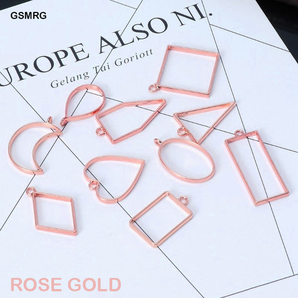 GSMRG Bezels MixShapes RoseGold 10pc