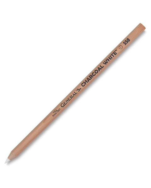 Generals White Charcoal Pencil