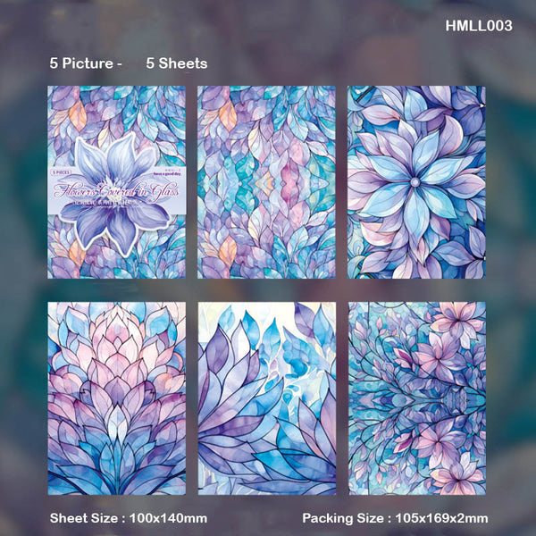 HMLL003 BackGround Paper Sticker