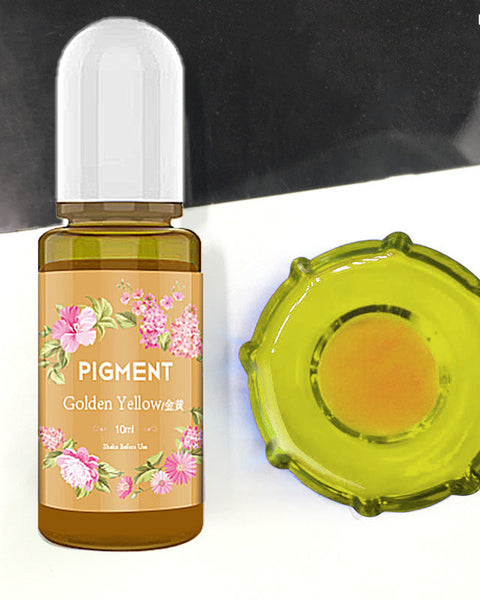 High Enriched Pigment Golden Yellow 10ml for Resin Art