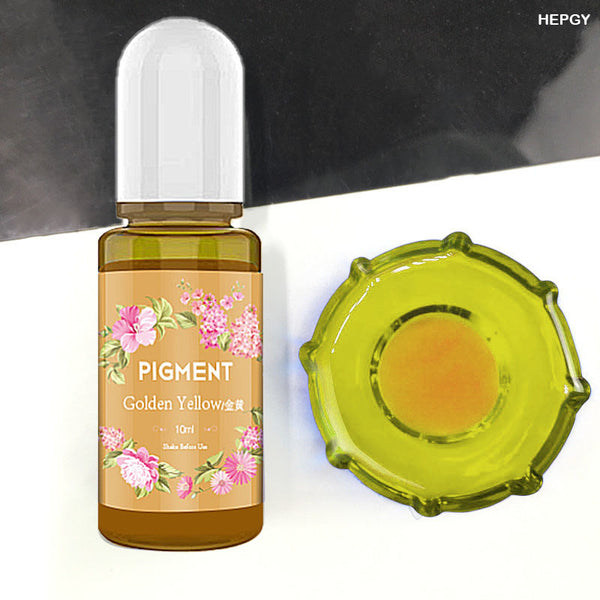 High Enriched Pigment Golden Yellow 10ml for Resin Art