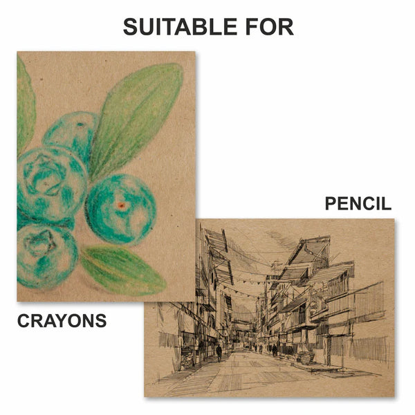 Anupam Khakhi Kraft 30 Loose Sheets 180GSM A4