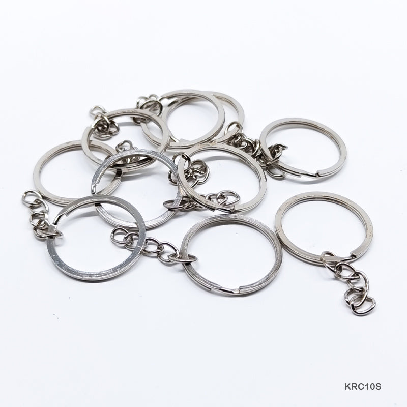 Key Chain Ring Silver