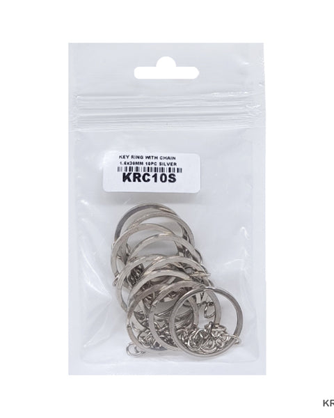 Key Chain Ring Silver